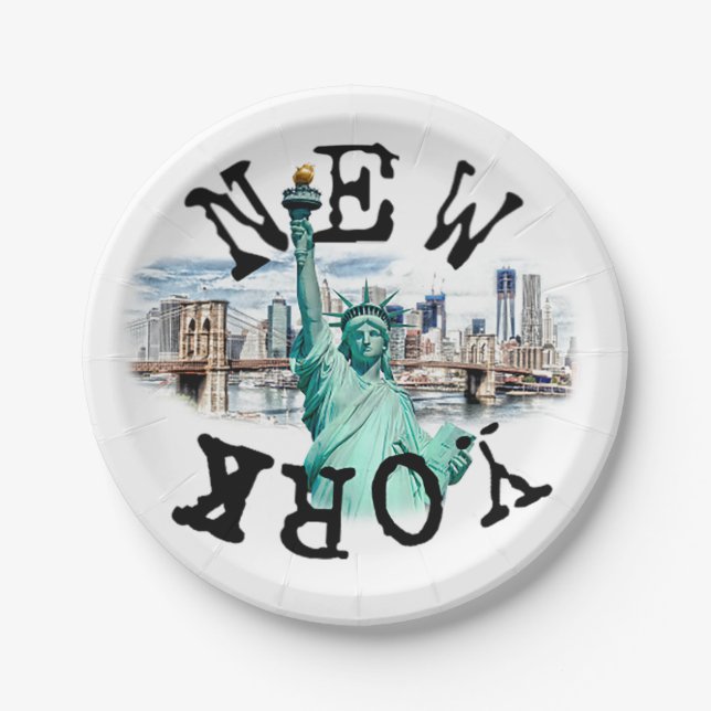New York Paper Plates (Front)