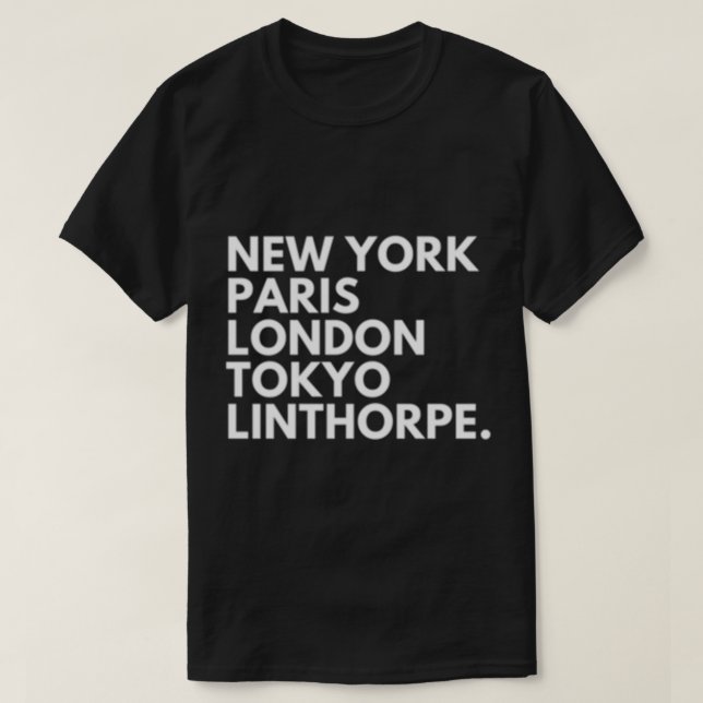 New York Paris London Tokyo Middlesbrough Boro   T-Shirt (Design Front)