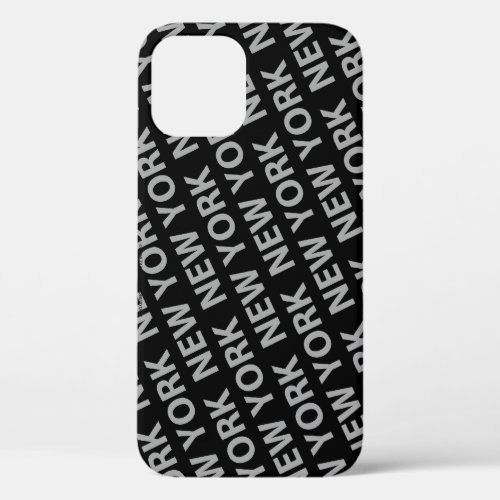 New York Pattern Gray Case_Mate iPhone Case