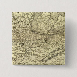New York, Pennsylvania and Ohio Railroad Pinback Button