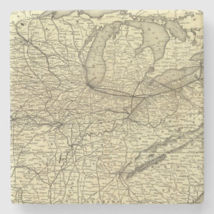 New York, Pennsylvania and Ohio Railroad Stone Coaster