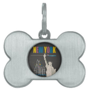 New York Pet ID Tag