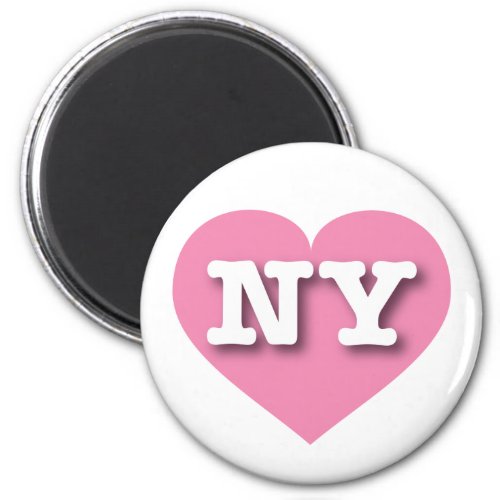 New York Pink Heart _ I love NY Magnet
