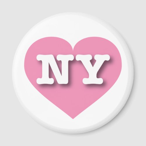 New York Pink Heart _ I love NY Magnet