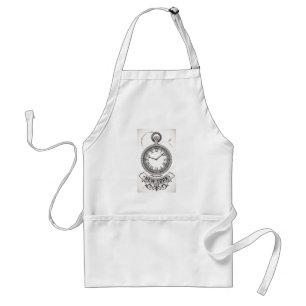 New York Pocket Watch Adult Apron