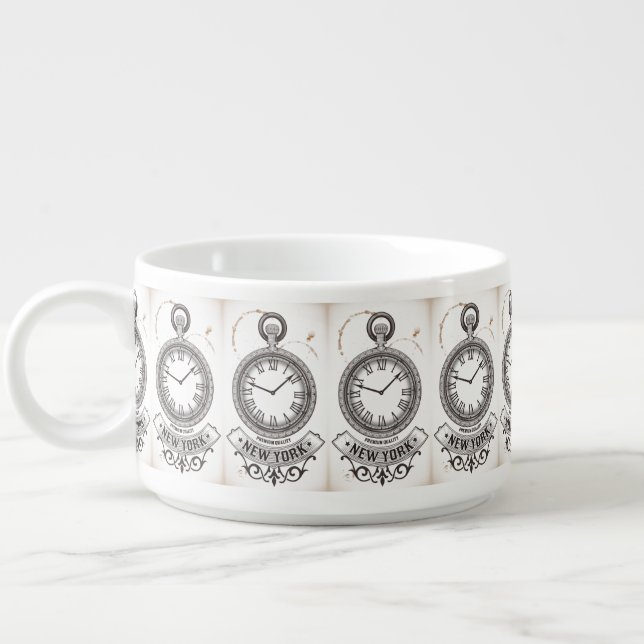 New York Pocket Watch Bowl (Right)