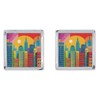 New York Pop Art Cufflinks