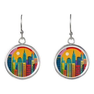 New York Pop Art Earrings