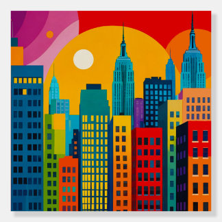 New York Pop Art Foam Board