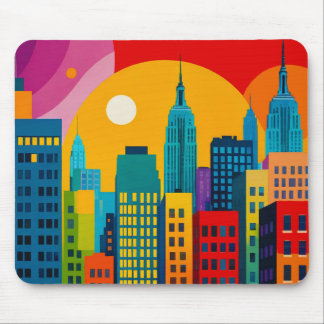 New York Pop Art Mouse Pad