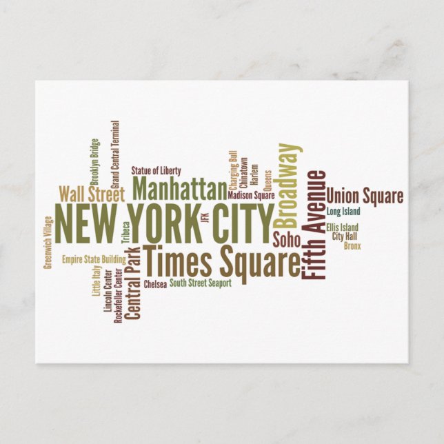 New York Postcard (Front)
