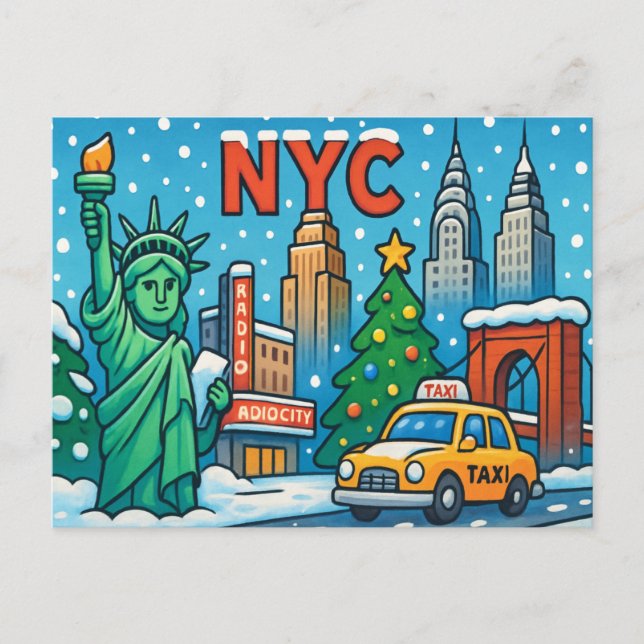 NEW YORK Postcard (Front)