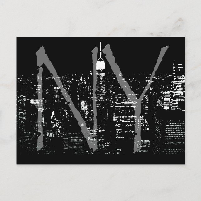 New York Postcard Cityscape New York Souvenir Card (Front)