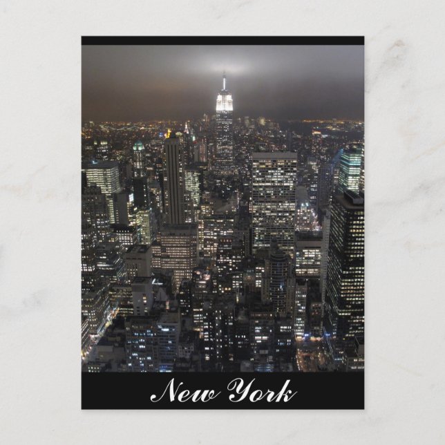 New York Postcard Cityscape New York Souvenir Card (Front)