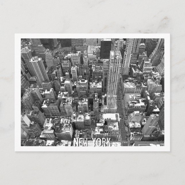 New York Postcard Cityscape New York Souvenir Card (Front)