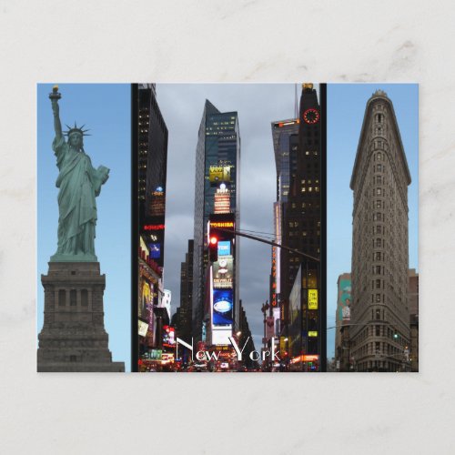 New York Postcard New York Landmark Souvenir Cards