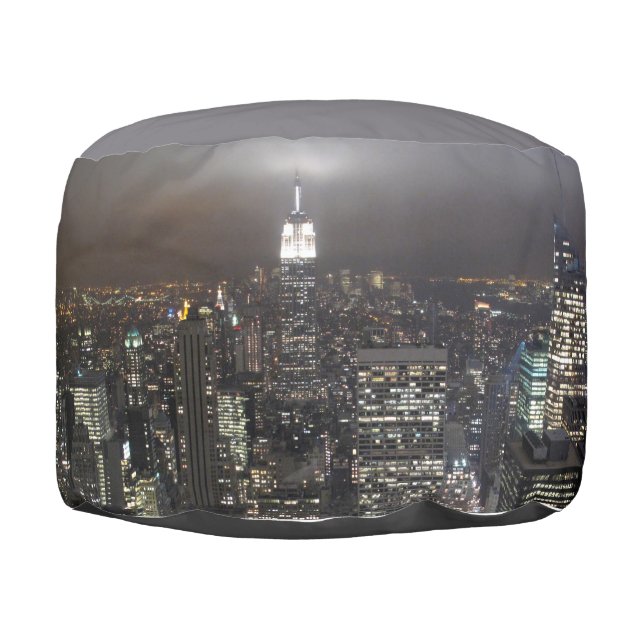 New York Pouf Ottoman Empire State NYC Souvenirs (Right)
