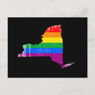NEW YORK PRIDE - DISTRESSED -.png Postcard