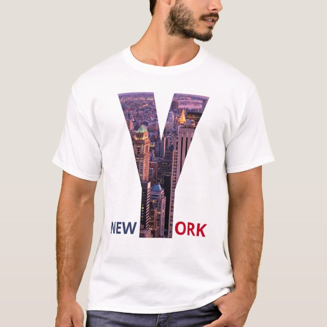 New York Pride T-Shirt – LGBTQ+ Rainbow NYC  (Front)