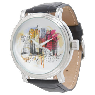 New York print eWatch Watch