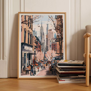 New York Print Nyc Illustration New York Travel