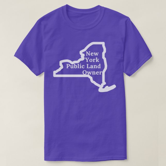 New York Public Land Owner T-Shirt (Design Front)