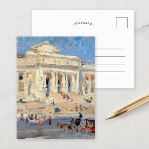New York Public Library Colin Campbell Cooper Postcard