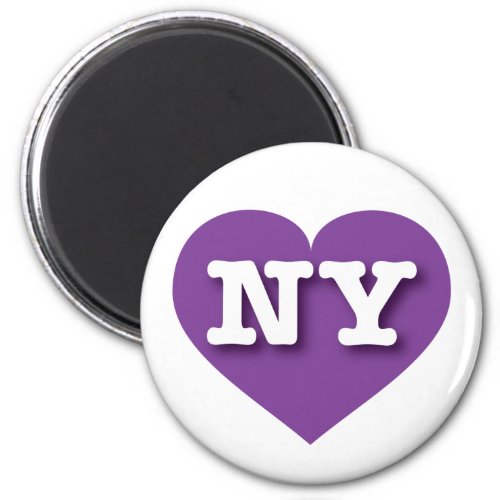 New York Purple Heart _ I love NY Magnet