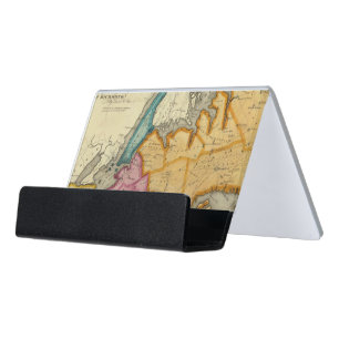 New York, Queens, Kings, Richmond counties Desk Business Card Holder