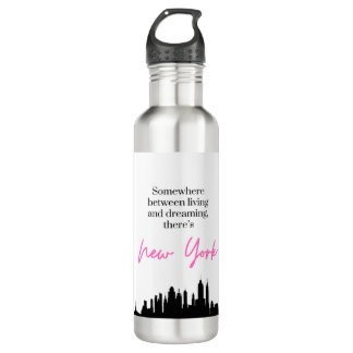 New York quote gifts Stainless Steel Water Bottle