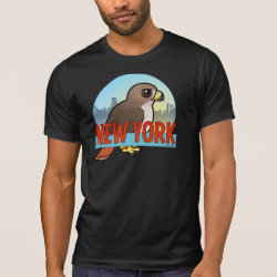 NY Red-Tailed Hawk Men's Alternative Apparel Basic Crew Neck T-Shirt