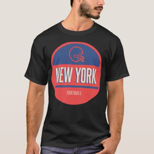 New York retro football Sticker Copy T_Shirt