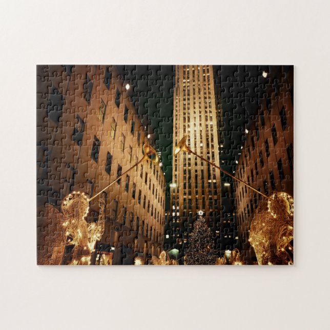New York Rockefeller Center Puzzle - Christmas (Horizontal)