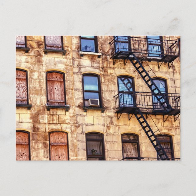 New York Rustic Building Postcard (Front)
