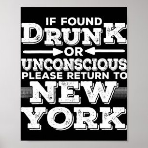New York Sayings Funny Ny Poster