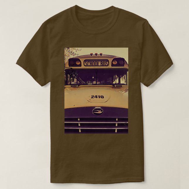 New York School Bus T-Shirt (Design Front)