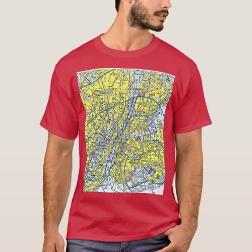 New York sectional pilot navigation map Graphic  T_Shirt