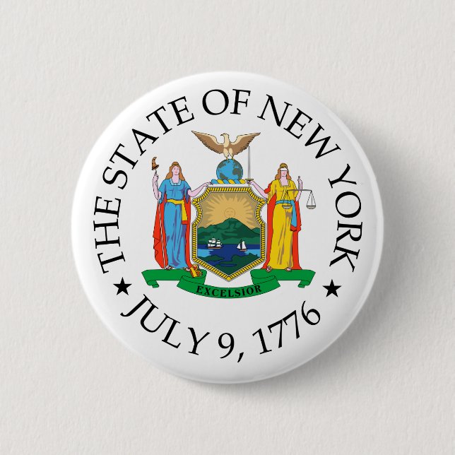 New York sign Button (Front)