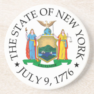New York sign Coaster