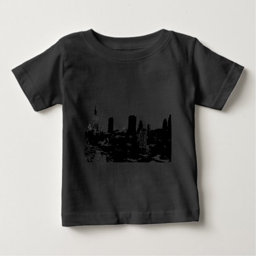 New York Silhouette Baby T_Shirt