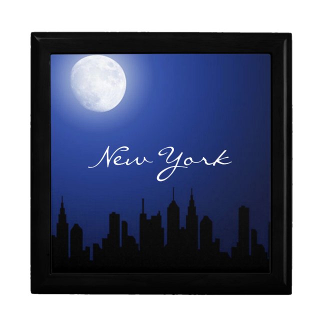 New York Silhouette Giftbox Keepsake Box (Front)