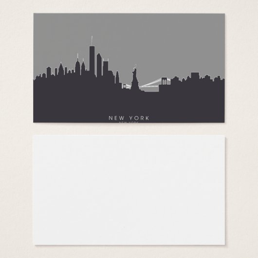 New York Skyline (Front & Back)