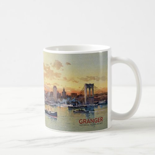 NEW YORK SKYLINE 1896 COFFEE MUG