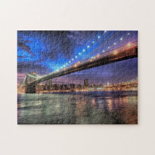 New York Skyline Brooklyn Bridge Puzzle