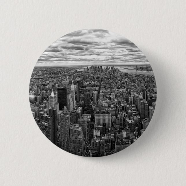 New York Skyline Button (Front)