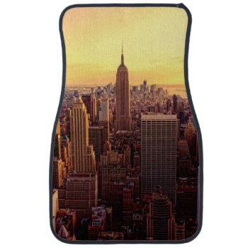 New York Skyline City With Empire State Car Floor Mat by iconicnewyork at Zazzle