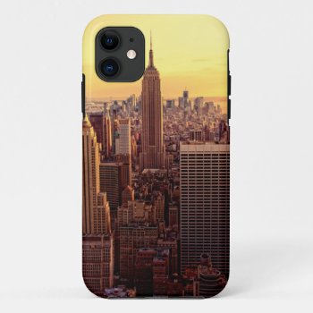 New York Skyline City With Empire State Iphone 11 Case by iconicnewyork at Zazzle