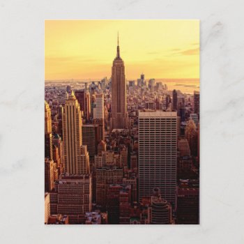 New York Skyline City With Empire State Postcard by iconicnewyork at Zazzle