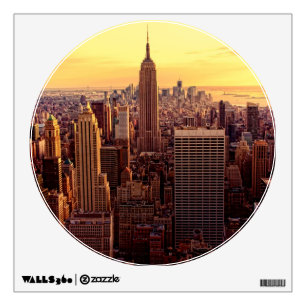 New York skyline city with Empire State Wall Sticker