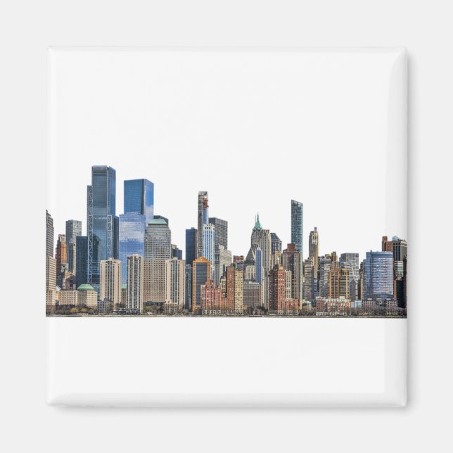 New York Skyline Design Magnet (Front)